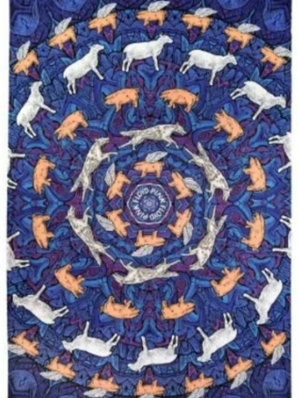 Pink Floyd 3D Animals Tapestry ~ 60" x 90" ~ w/Corner Loops ~ Brand New!